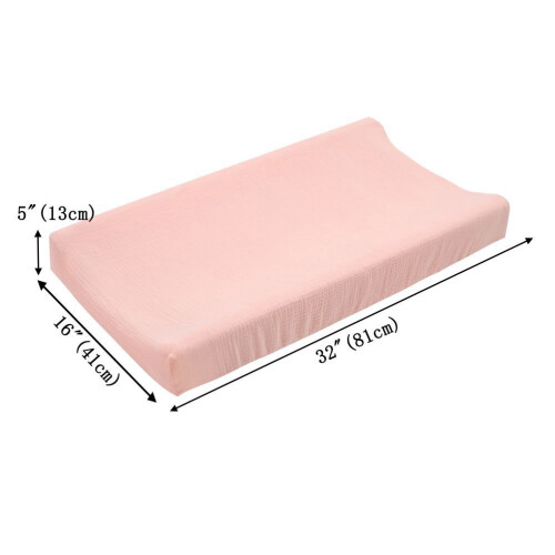 2Pcs Cotton Changing Pad Covers Breathable Baby Changing Table Covers 1