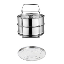 1Conjunto Grelha Para Cozinhar A Vapor Aço Inoxidável