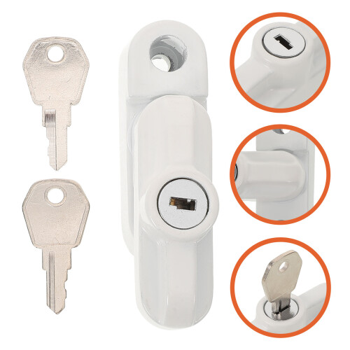 1Conjunto Kit De Para De Alumínio Brancas Para Casa 2