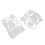 2Ud Troqueles De Metal Para DIY Plata Preciso 1
