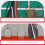 2Pcs Multi-Function Black Oxford Cloth Badminton Racket Organizer Bag 8