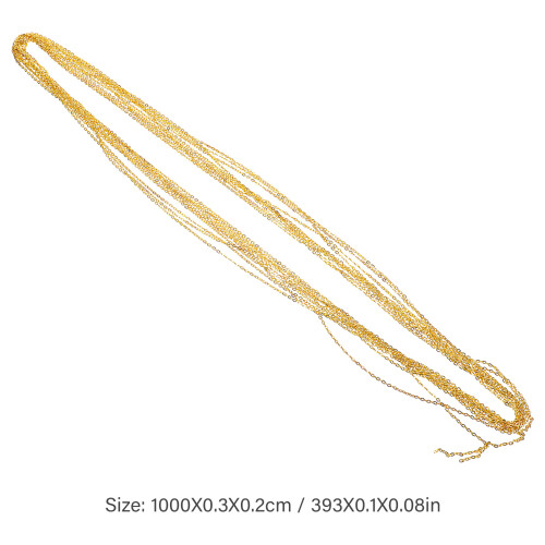 De Correntes Douradas Ferro Para Colares E Pulseiras DIY 1