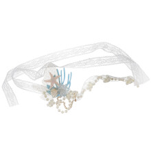 Modisches Perlen Haarband Strand Haarschmuck Damen Mehrfarbig