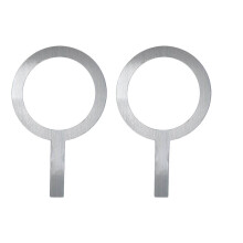 2Pz Anello in Acciaio Inossidabile Per Tè Latte Con