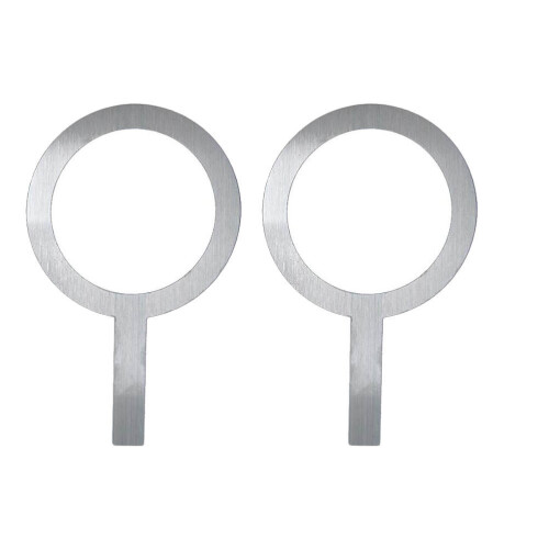 2Pz Anello in Acciaio Inossidabile Per Tè Latte Con