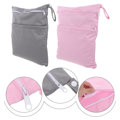 2Ud De Almacenaje Para Pañales Infantiles Impermeable Y 2