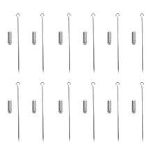 20Conjuntos Broches De Segurança Metal Prata Para Projetos DIY