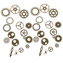 1Set Gemischte Steampunk Gear Charms Zinklegierung Für Basteln