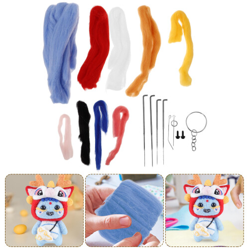 1Set Kit Creativo Lana Per E Decorazioni DIY 2