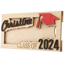 in Legno Contanti Laurea