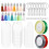 1Conjunto Blanks Acrílico Círculo Transparente Para Decoração DIY 1
