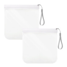 Transparente Reise-Kulturbeutel, Flüssigkeitsbeutel für die Flughafensicherheit, 20 x 20 cm, Reiseaccessoires, Make-up-Essentials, Reisegepäck