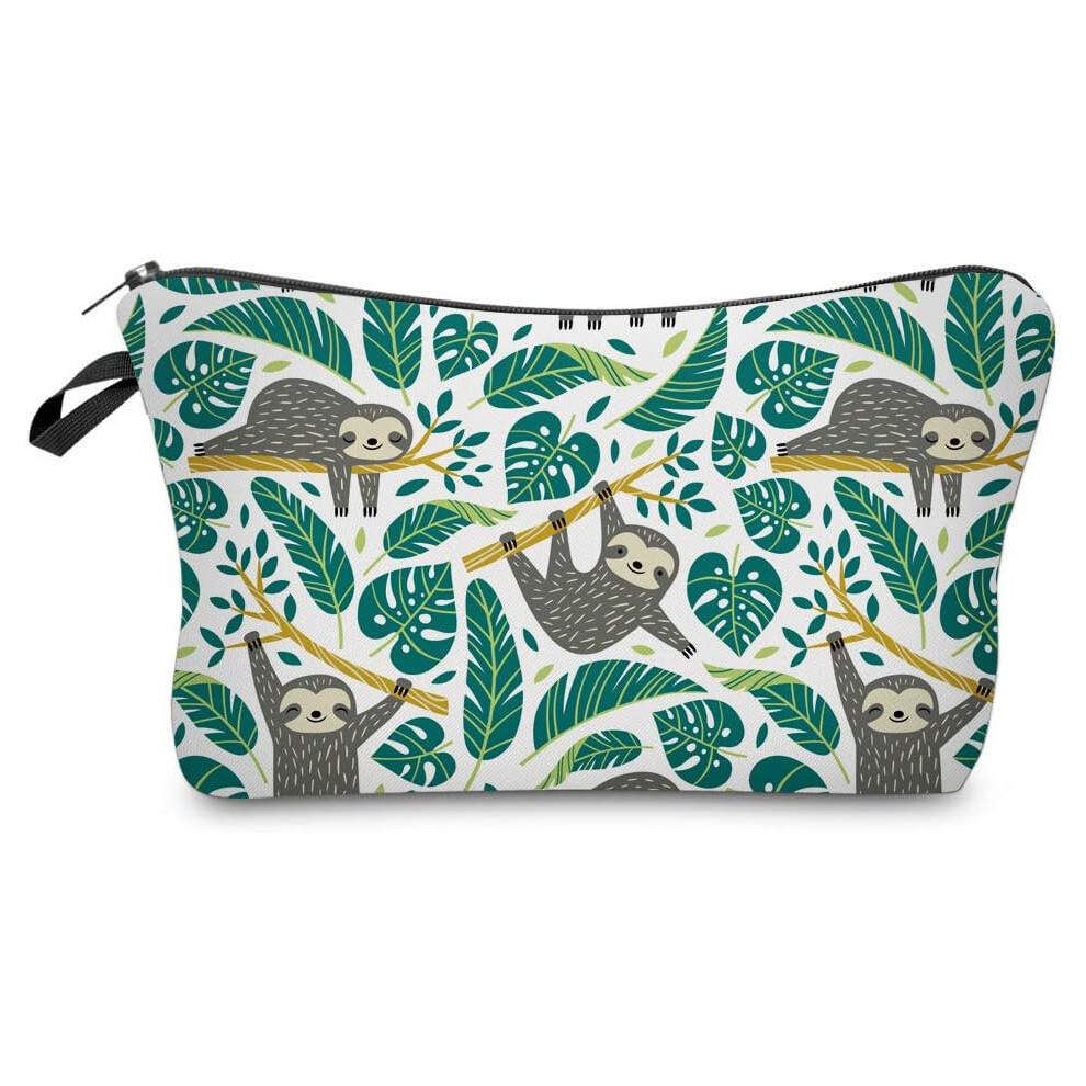 1 StÃ¼ck Faultier-Muster Kosmetiktasche Segeltuch, Reise Kosmetiktasche, Tragbare Kulturbeutel, Klein Multifunktionale Kosmetikbeutel, Damen