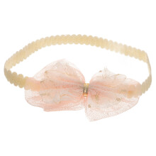 Accesorio Rosa De Encaje Con Moño Para De Bebé