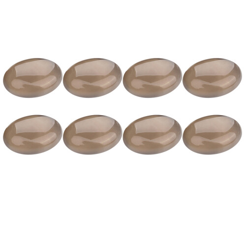 10Ud Accesorios De Piedra Oval Gris Para De Joyas