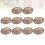 10Ud Accesorios De Piedra Oval Gris Para De Joyas 11