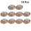 10Ud Accesorios De Piedra Oval Gris Para De Joyas 8