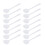 50Pz Cucchiai Per Dolci Gelato Pudding E Snack 10