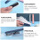 5Pièces Brosse Nettoyage Long Manche Poils Durs 8