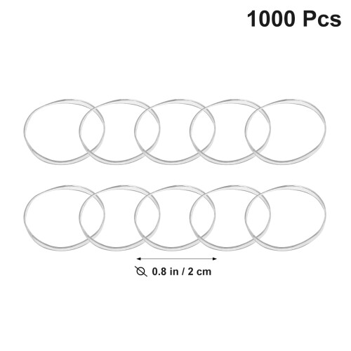 1000Pz Elastici Per , Adatti A Treccia E 1