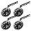 2Pares De Para Bike PP E Preto 1