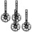 2Pares De Para Bike PP E Preto 7