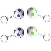 4Stk Sportschlüsselanhänger Fußball Bunt Handlich Für Taschen