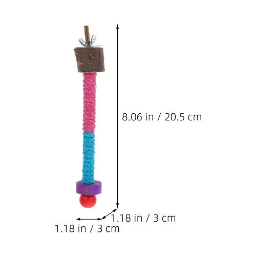 2Ud Posadero Para Madera Natural Con Cuerda 1