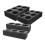 4Pièces Porte- Pratique Noir En Mousse Pour 6