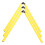 3Pcs Versatile Yellow Sport Training Poles Foldable Agility Rods 1