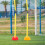 3Pcs Versatile Yellow Sport Training Poles Foldable Agility Rods 5