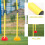 3Pcs Versatile Yellow Sport Training Poles Foldable Agility Rods 8