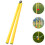 3Pcs Versatile Yellow Sport Training Poles Foldable Agility Rods 11
