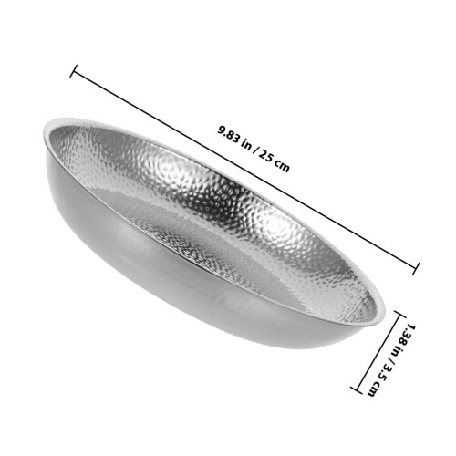 Multifunktionale Pasta Und Steak Servierplatte Silber 1