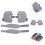 1Conjunto Pedais Para Exercícios Com Plataforma 4