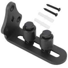 Rolă inferioară din oțel carbon pentru ușă de hambar cu rulment ultra-neted, ghidaj pentru podea, cu rulment încorporat, hardware pentru uși