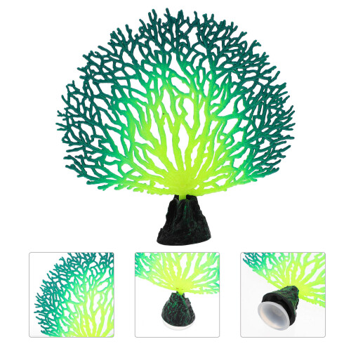 Coral Artificial Silicone E Resina Decoração Para 2