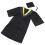 1Ensemble Tenue De Graduation Robe Chapeau Écharpe Tassel 6