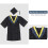 1Ensemble Tenue De Graduation Robe Chapeau Écharpe Tassel 9