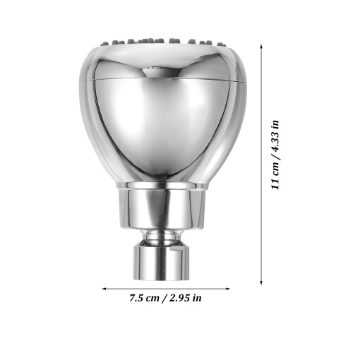 ABS Douchekop Versterker Met Kantelbare Draaibare Nozzle 1