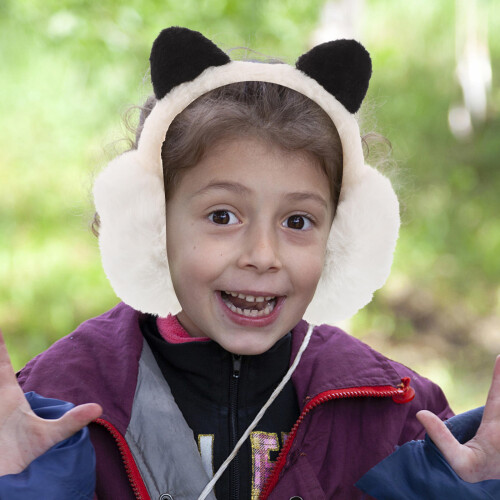 Paraorecchie Design Panda Portatile 2