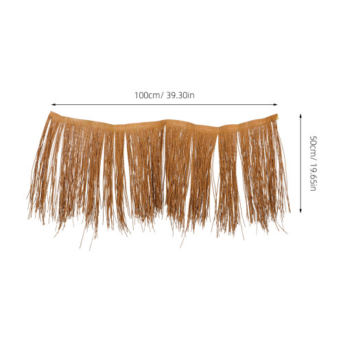 Fireproof Artificial Thatch Rolls for DIY 1