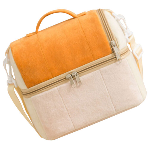 Isolé Déjeuner Orange Portable Pour Bureau Plein Air