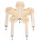 Poleiro De Para Gaiolas Com Brinquedo Para Pássaros 8