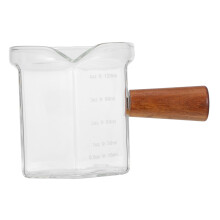 Milk jug with wooden handle mini sauce jug milk coffee jug sauce cup