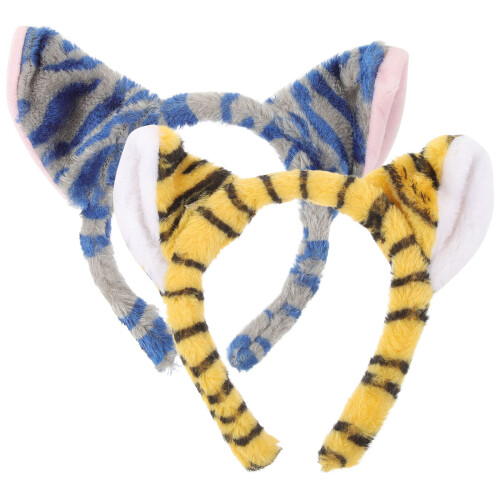 2Ud Diadema De Animal De Peluche Para Disfraz