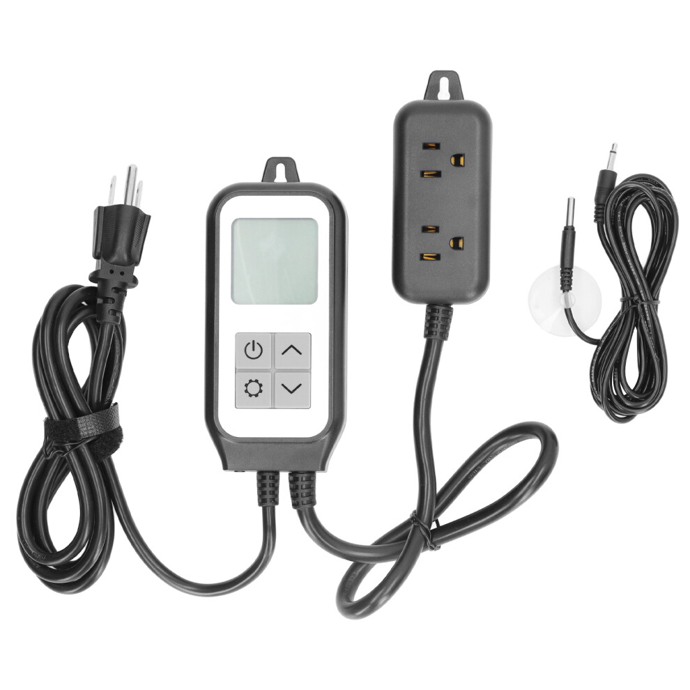 Dual Probe Digital Temperature Controller, Refrigerator Conversion Kit For Versatile Control Of Heating And Cooling Equipment, Supports Wide Voltage R 9436597638370