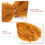 3Pz Cerchietti Arancioni Orecchie Set Cosplay 6