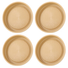 4Ud Platos Para Plantas Interiores Resistentes Color Café