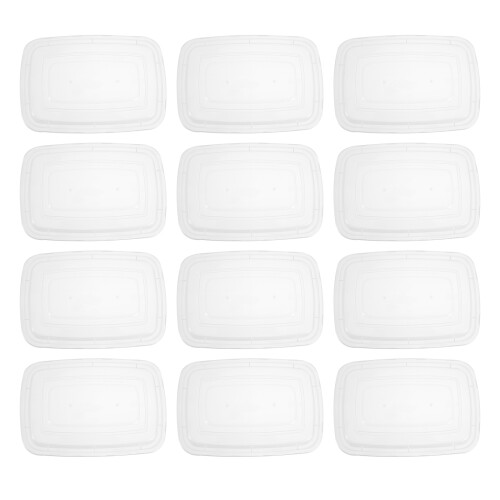30Pz Scatole PP Nere Resistenti Per Uso